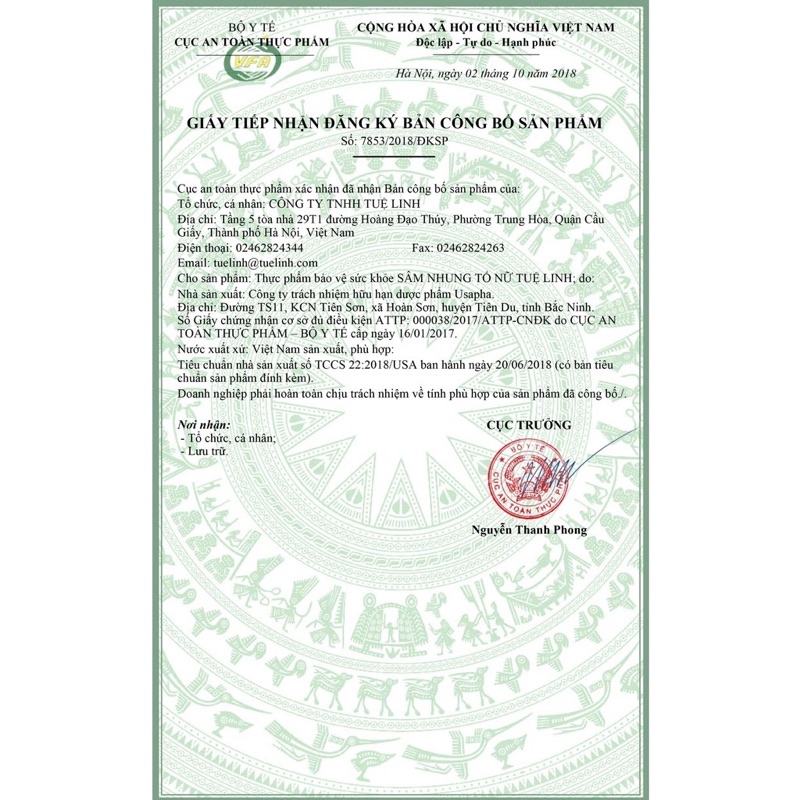 Sâm Nhung Tố Nữ Tuệ Linh