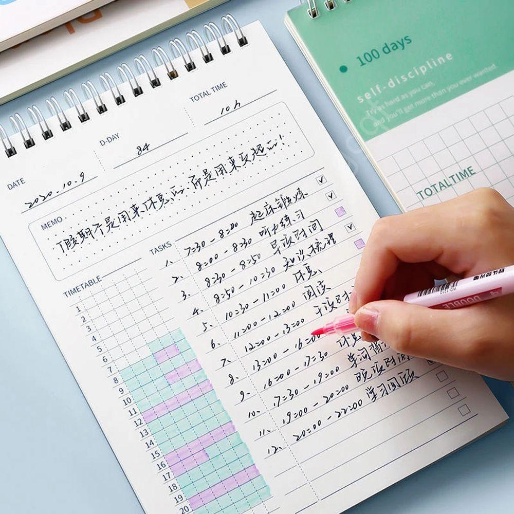 Sổ Tay Ghi Chú Kế Hoạch Agenda QUINTON Goals Tiện Dụng Cho Học Sinh / Văn Phòng