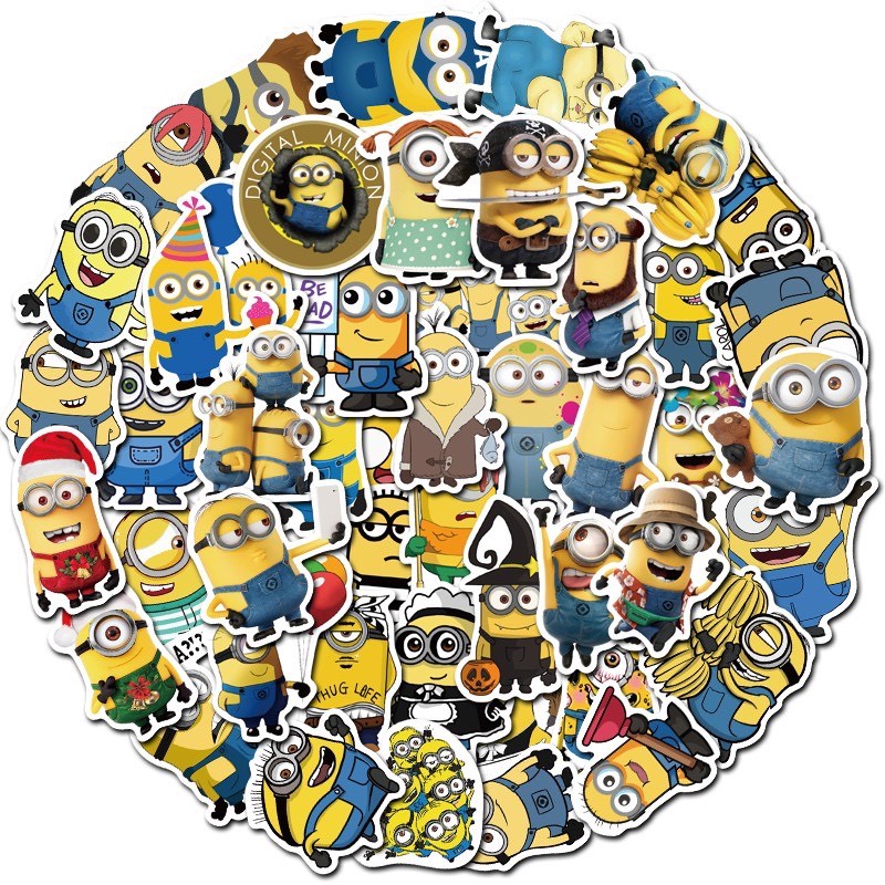 MIẾNG DÁN STICKER TRANG TRÍ - MINION