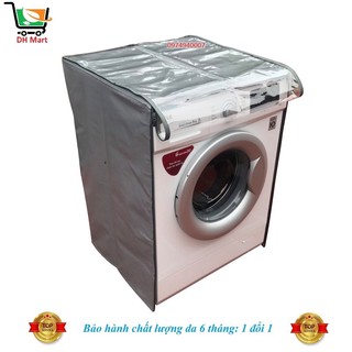 Áo trùm máy giặt siêu bền cửa ngang, vỏ bọc máy giặt cửa ngang chất liệu da cao cấp 100%, Bảo Hành 06 Tháng