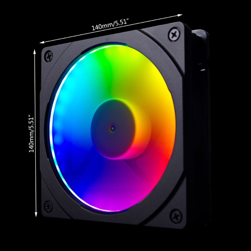 Quạt Tản Nhiệt Đèn Led Rgb Nhiều Màu 120 / 140mm