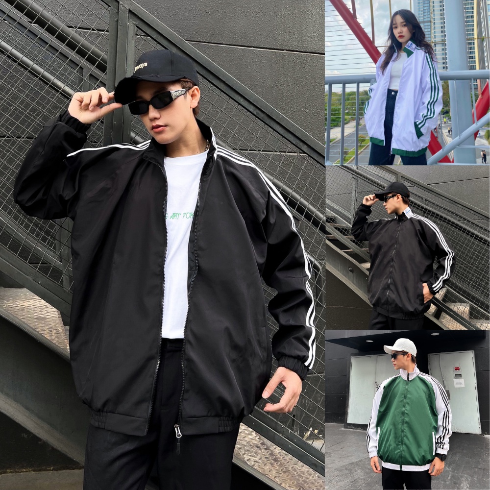 Áo khoác bóng chày ❤️ Áo bomber form rộng vải dù thời trang Hàn Quốc chống nắng dáng Unisex nam nữ D08 - Happy Style