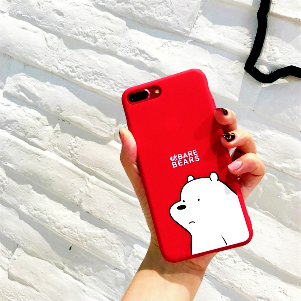 [ IPHONE ] Ốp Lưng Silicon We Baby Bears - B066 | BigBuy360 - bigbuy360.vn