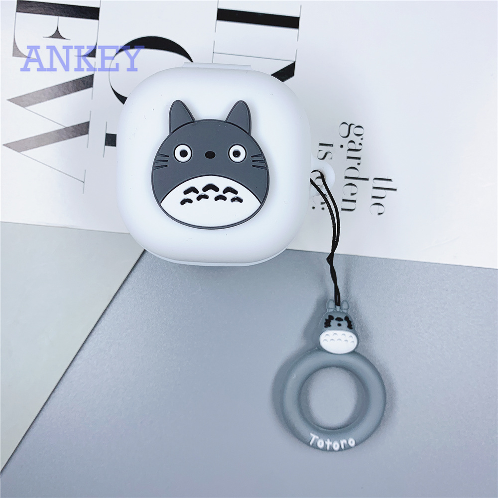 Case for Samsung Galaxy Buds Live / Buds Pro / Buds 2 / Buds2 Pro / Buds + Plus Vỏ Bảo Vệ Tai Nghe Chống Sốc Chống Nước Có Móc Treo Hình Hoạt Hình Cho