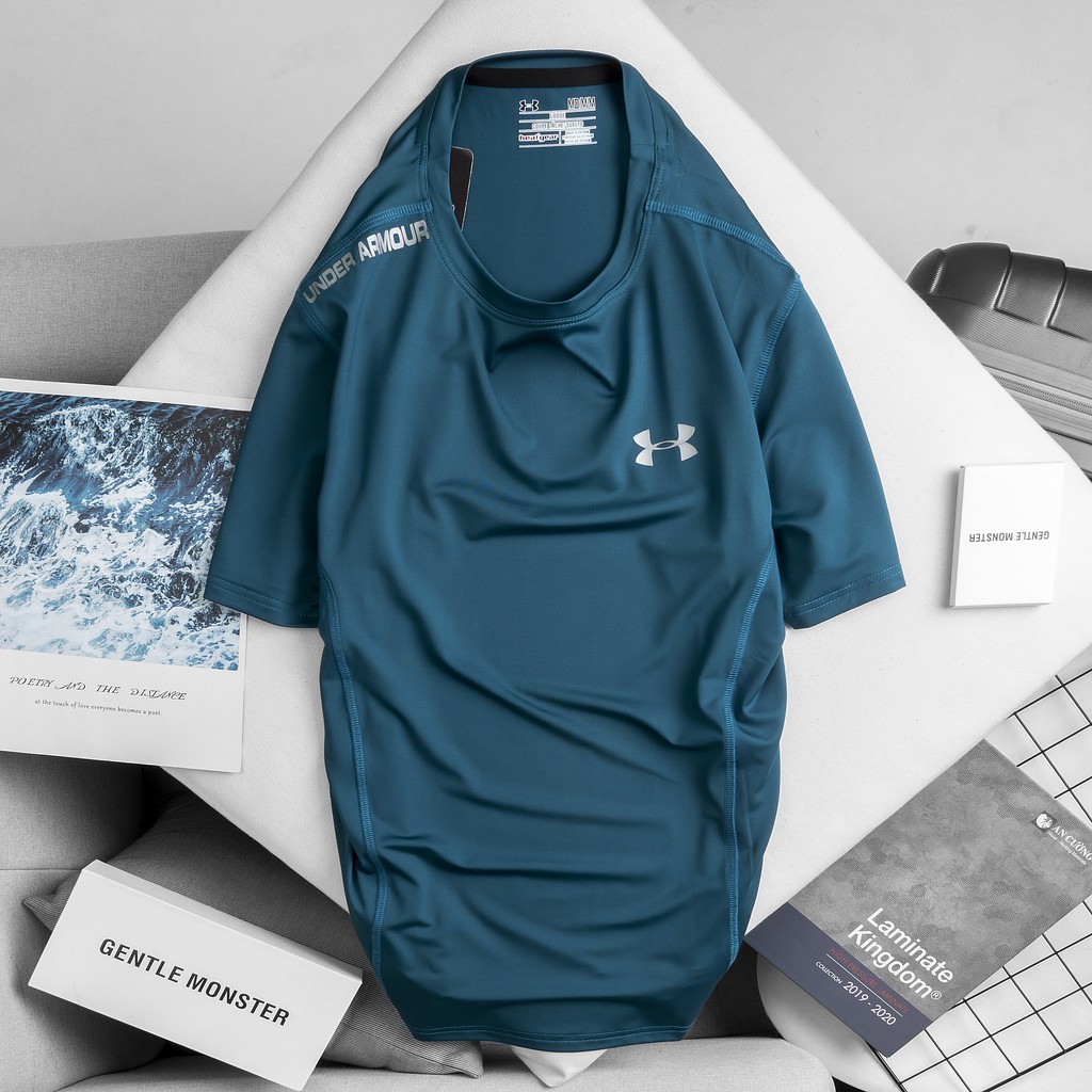 Áo thun lạnh thể thao nam cao cấp, chất thun poly co dãn 4 chiều thoáng mát,vải mịn, không xù lông, không bai màu - AT37 | BigBuy360 - bigbuy360.vn