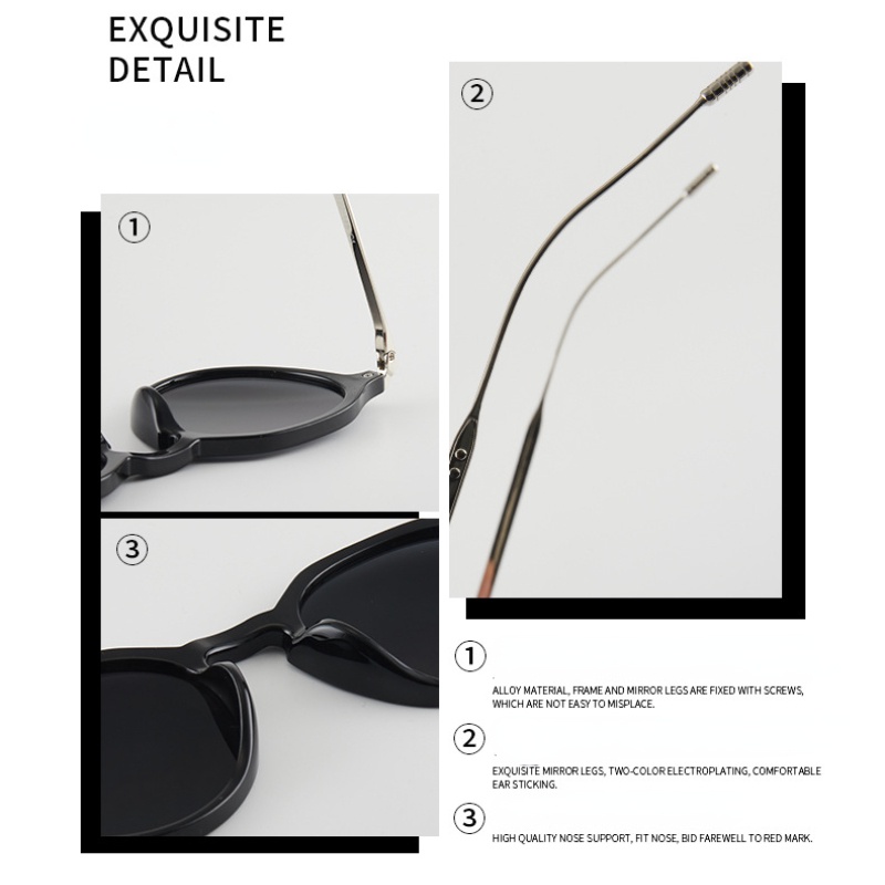 Kính Mát Gọng Tròn Chống Ánh Sáng Xanh Thời Trang