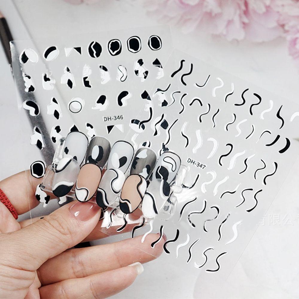 OCEANMAP Miếng Dán Trang Trí Móng Tay Nghệ Thuật Tự Dính Màu Xanh Dương Klein