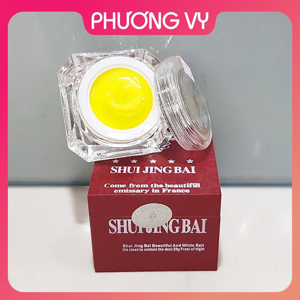 COMBO ngày đêm Bạch Thủy Tinh ShuiJingBai, chuyên làm mờ nám, tàn nhang và dưỡng trắng da, kem nám mỹ phẩm.