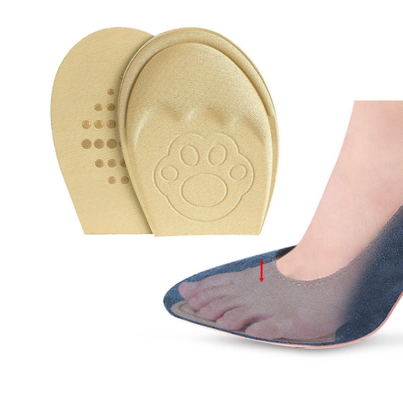 1 Cặp Đệm Lót Giày Mềm Mại Thoáng Khí Chống Sốc Có Thể Điều Chỉnh Kích Thước