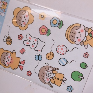 [Bottu] Sticker/nhãn dán dễ thương 4 tấm