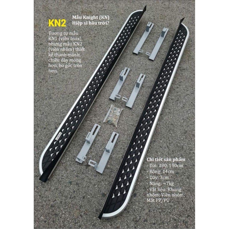 Bậc lên xuống, bệ bước chân ô tô cho MG ZS