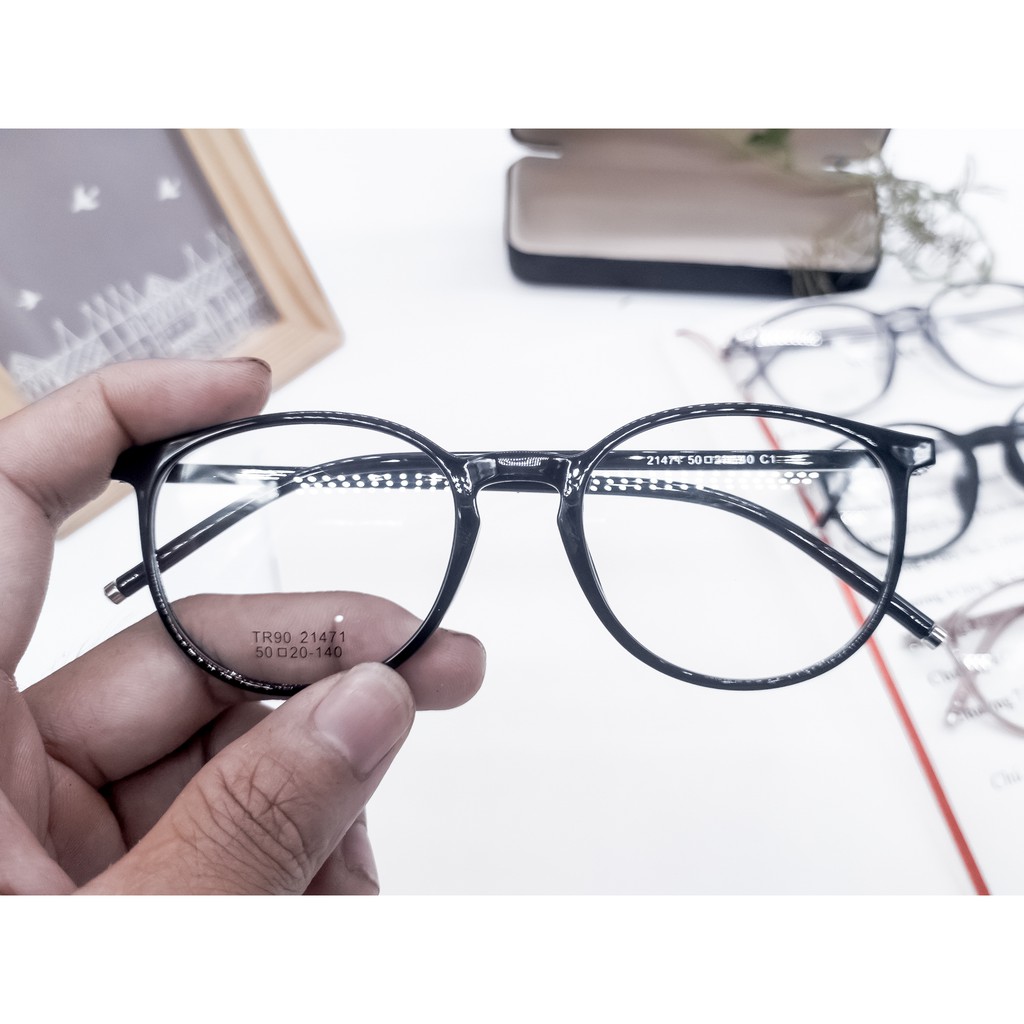 Gọng kính fom tròn thời trang hàn quốc