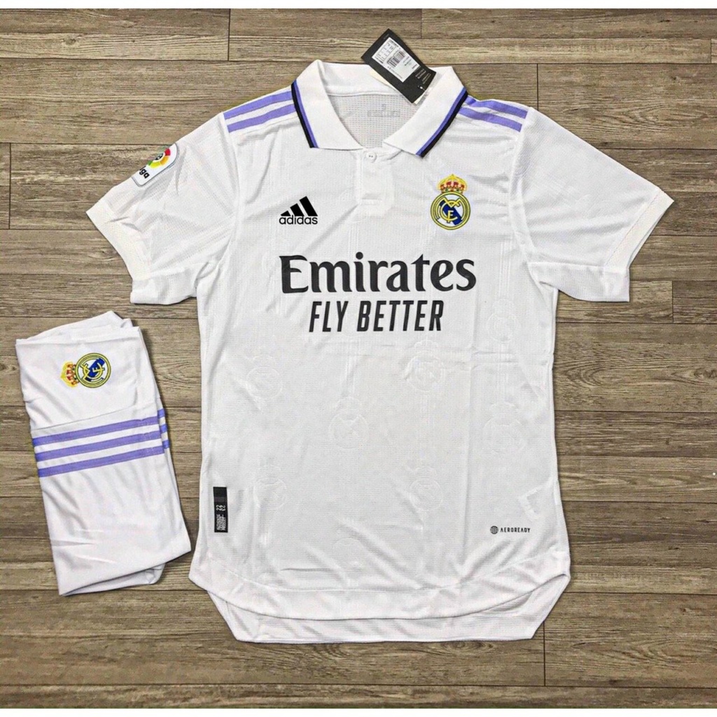 Áo QUẦN  Bóng Đá CLB Real Madrid - VẢI GAI THÁI CAO CẤP