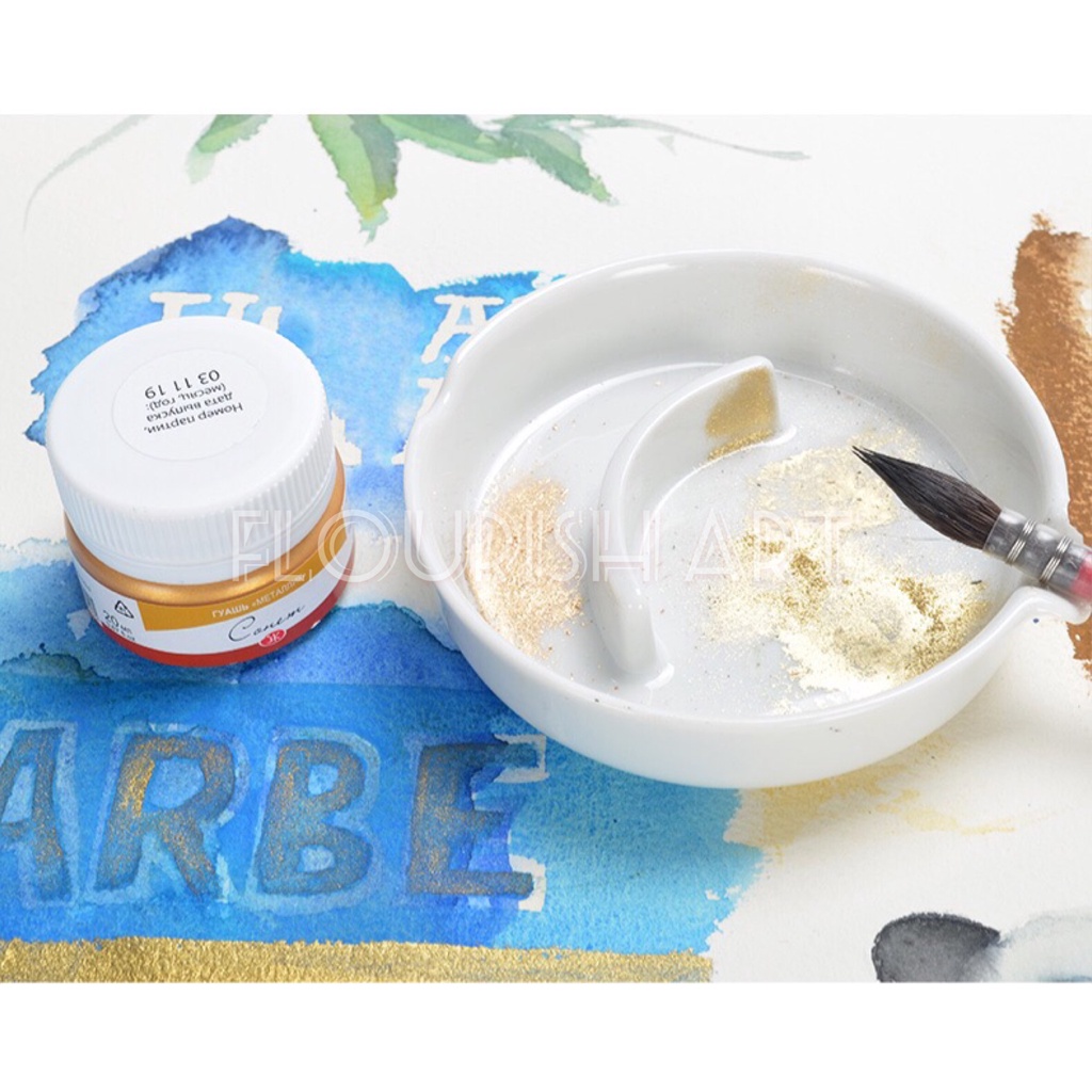 Màu Gouace SONNET Metallic Set 6 Màu 20ML