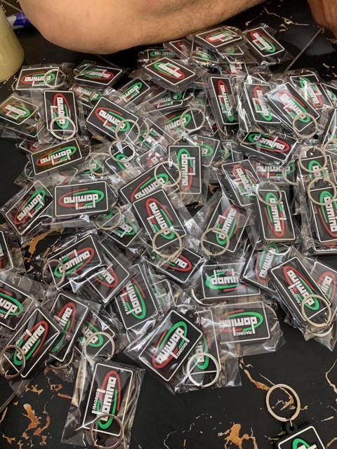 Móc khoá cao su hai mặt siêu đẹp