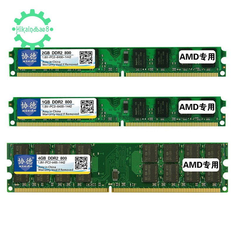 Bảng mạch nhớ RAM DDR2 800 4GB cho AMD x021