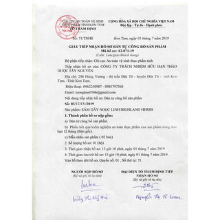 Sâm Dây Ngọc Linh (khô)