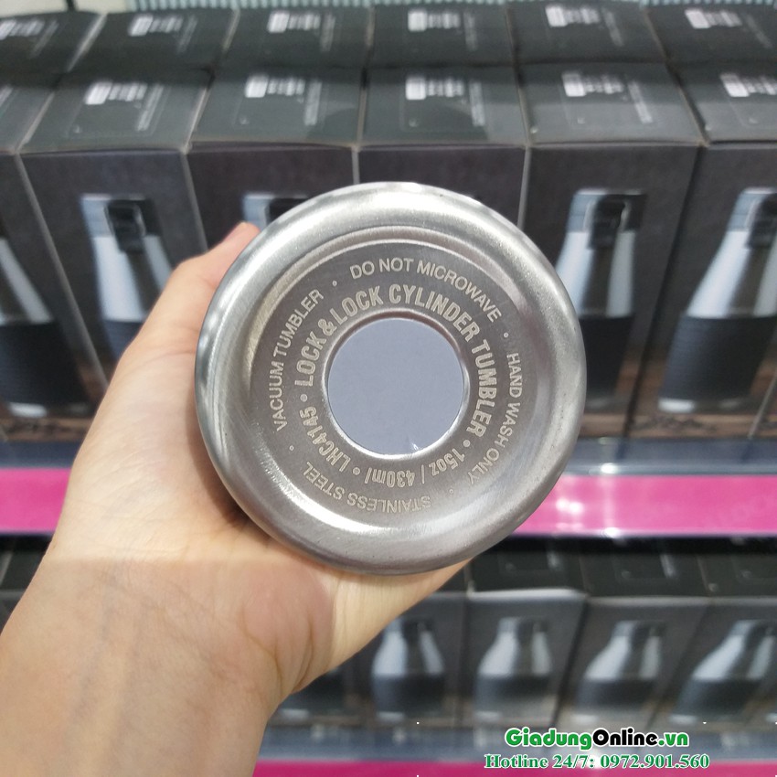 Bình Giữ Nhiệt Lock&amp;Lock Cylinder LHC4145 430ml - Larva Store