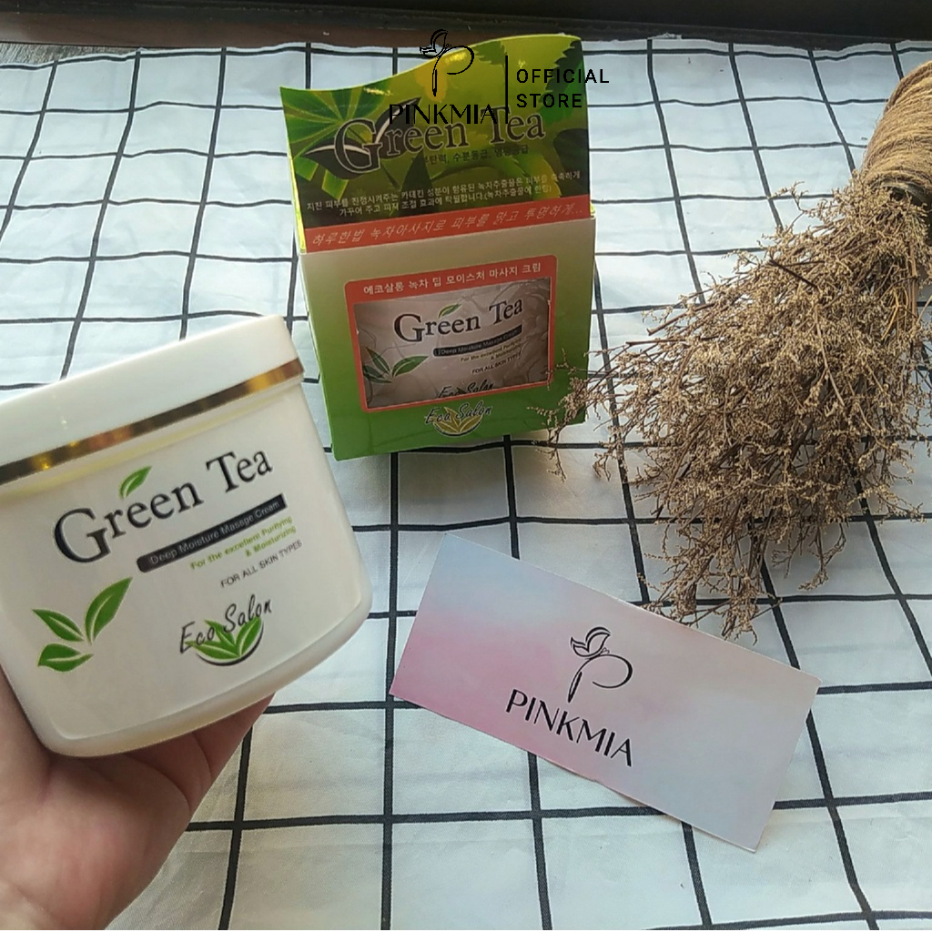 (Chính Hãng) Kem massage Trà Xanh Green Tea Hàn Quốc - Hàng Chuẩn Có Vỏ Hộp Đầy Đủ