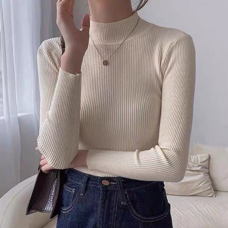 Áo len tăm cổ 3 phân hàng loại 1