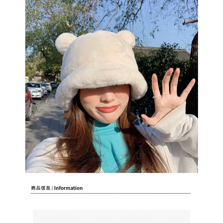 Nón Tai Gấu Dễ Thương Cho Nữ