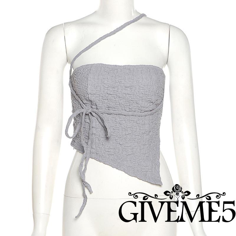 Áo Hai Dây Màu Trơn Thiết Kế Độc Đáo Thời Trang Quyến Rũ Cho Nữ