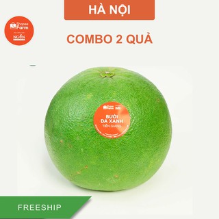 [HN] Hộp 2 Quả Bưởi Vip Da Xanh Vườn Lão 20 Năm Tuổi - Shopeefarm