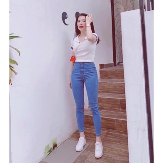 Quần jeans tôn dáng siêu đẹp kèm ảnh thật