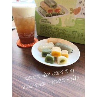 Bánh mochi dài mix 3 vị dừa- xoài-matcha