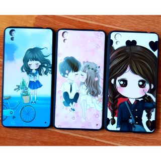 Ốp lưng Oppo A37 Neo 9 Viền dẻo hình cô gái bóng 4D cao cấp