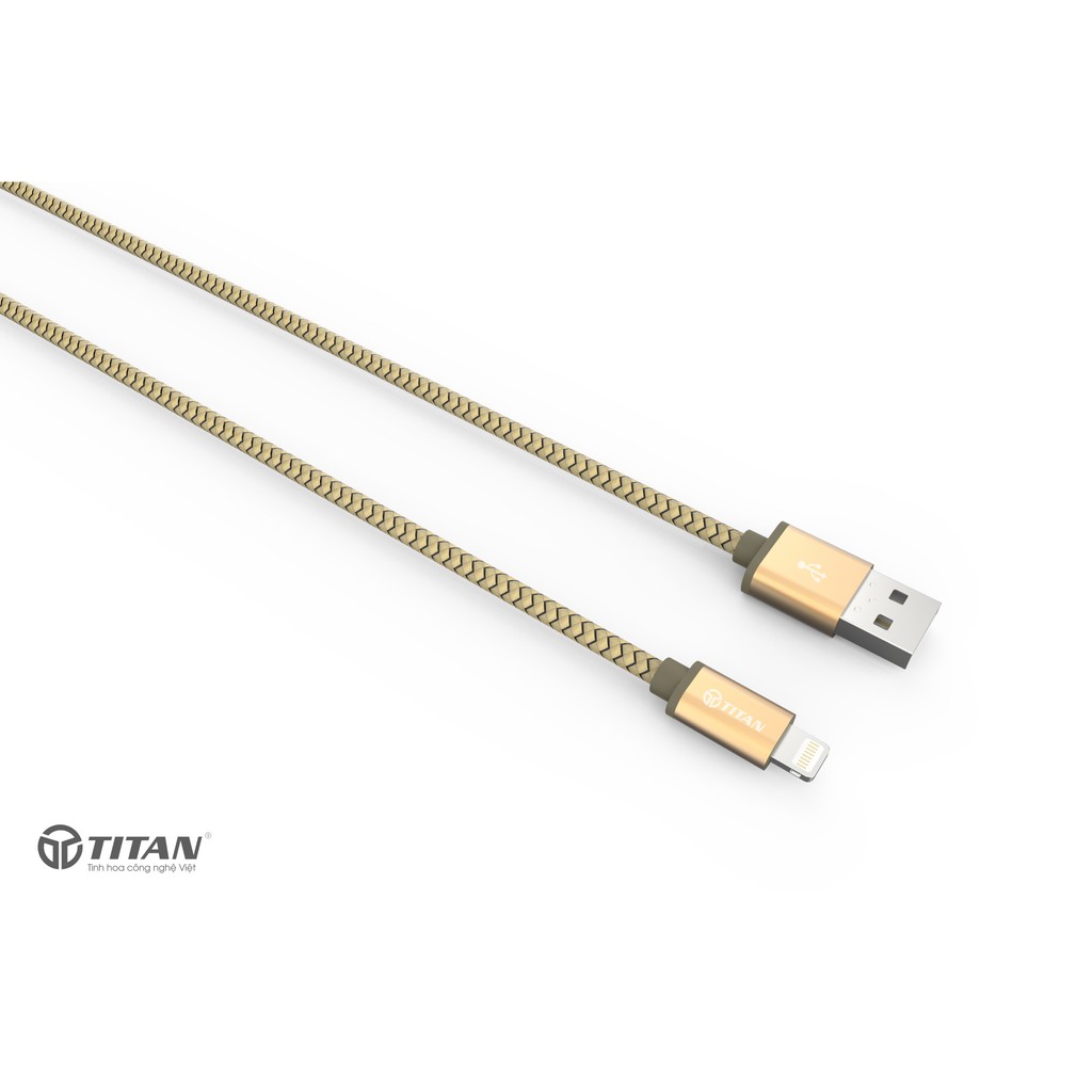 Cáp Sạc IPhone / Samsung Titan Dài 3M Chính Hãng - Bảo Hành 12 Tháng