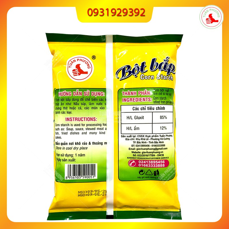 Bột Bắp Tuấn Phương 400g ( Gói ) | BigBuy360 - bigbuy360.vn