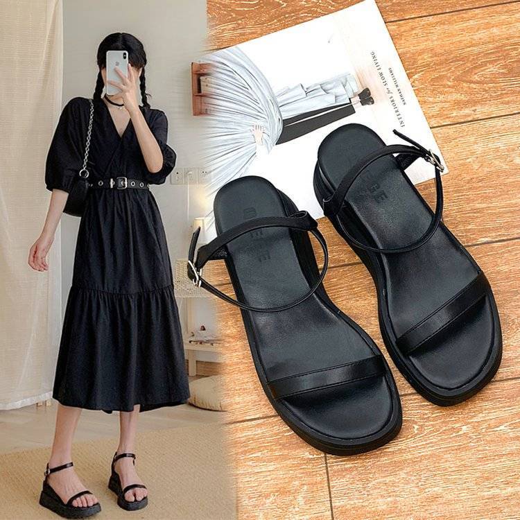 Dép Sandal Đế Xuồng Dày Thời Trang Mùa Hè Mới