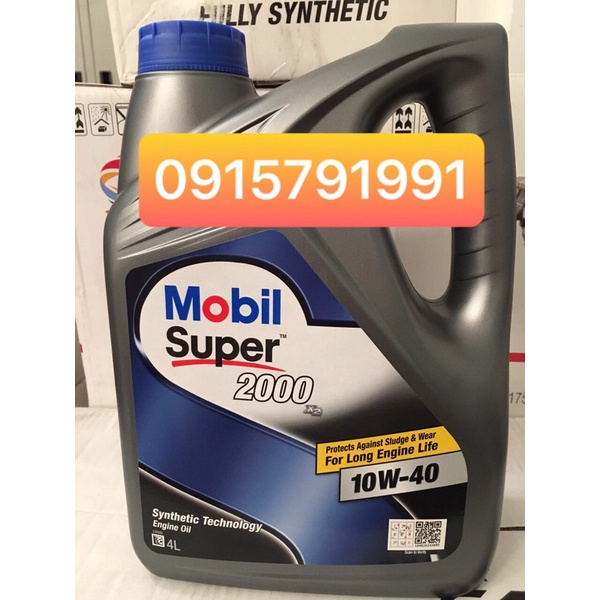 [Mua 1 tặng 1] Dầu nhớt Mobil Super 2000x2 10w40