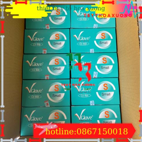 Com Bo 5 Hộp Găng Tay Y Tế Vglove Hộp 100 cái