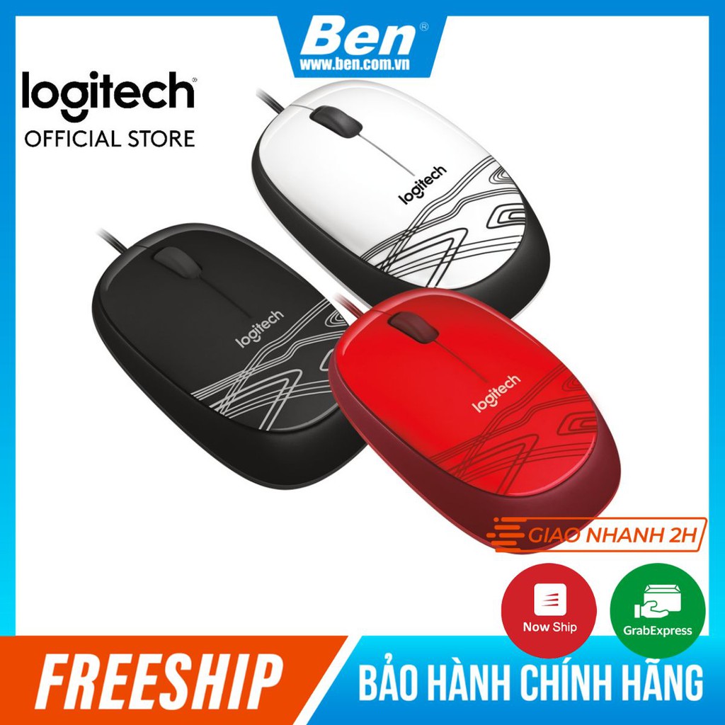 Chuột có dây LOGITECH M105 (1000Dpi)-Bảo hành 3 năm 1 đổi 1