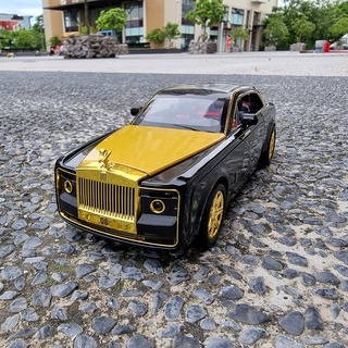 Mô hình xe ô tô rolls-royce phantom. phiên bản đặc biệt. tỉ lệ 1:24 bằng hợp kim. có bánh đà