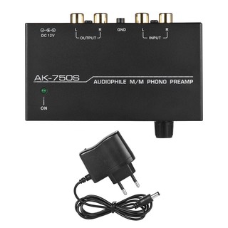 Ĩ Audiophile M/M Phono Preamp Preamplifier with Level Controls RCA Input & Output Interfaces