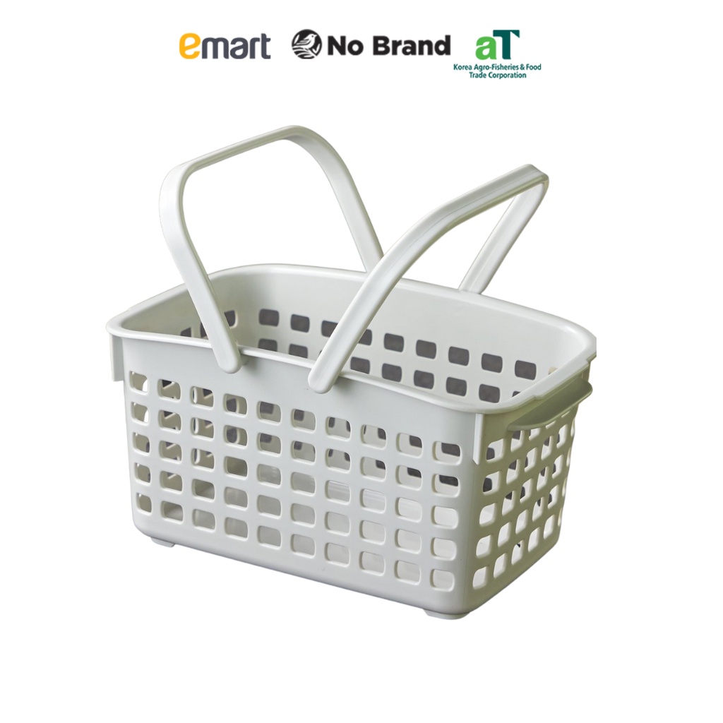 Giỏ Nhựa Lỗ Có Quai Cầm Size Nhỏ Đa Năng Loving Home No Brand 245 x125 x165 mm - Emart VN