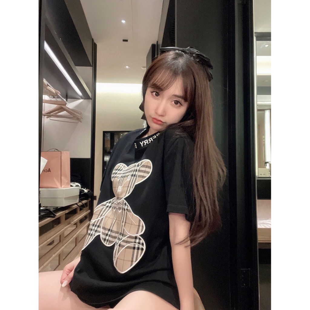 áo thun nữ gấu B.B.R cổ viền chữ hàng Quảng Châu | BigBuy360 - bigbuy360.vn