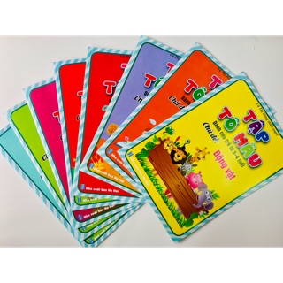 (SALE) Bộ 8 quyển tô màu dành cho bé 3-4 tuổi