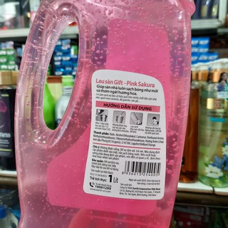 Nước Lau Sàn Gift Pink Sakura 1 lít