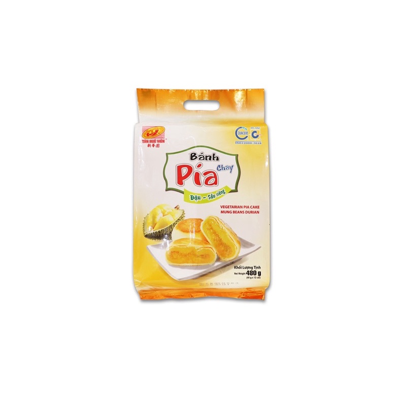 BÁNH PÍA CHAY ĐẬU SẦU RIÊNG 480G