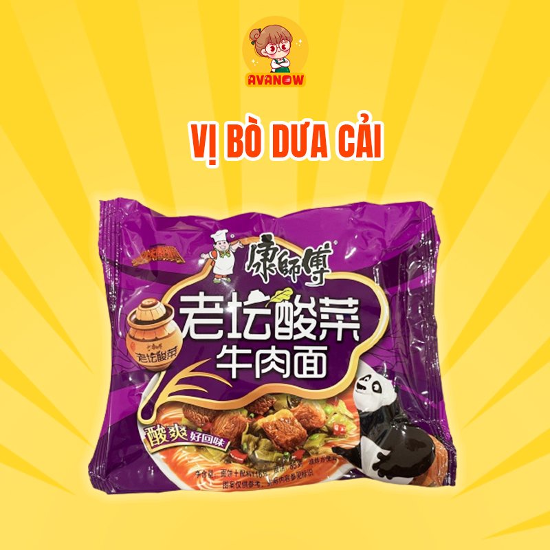 Mì tôm hiệu thầy Khang 110g 🍣 Avanow 🍣 đồ ăn vặt ngon | BigBuy360 - bigbuy360.vn