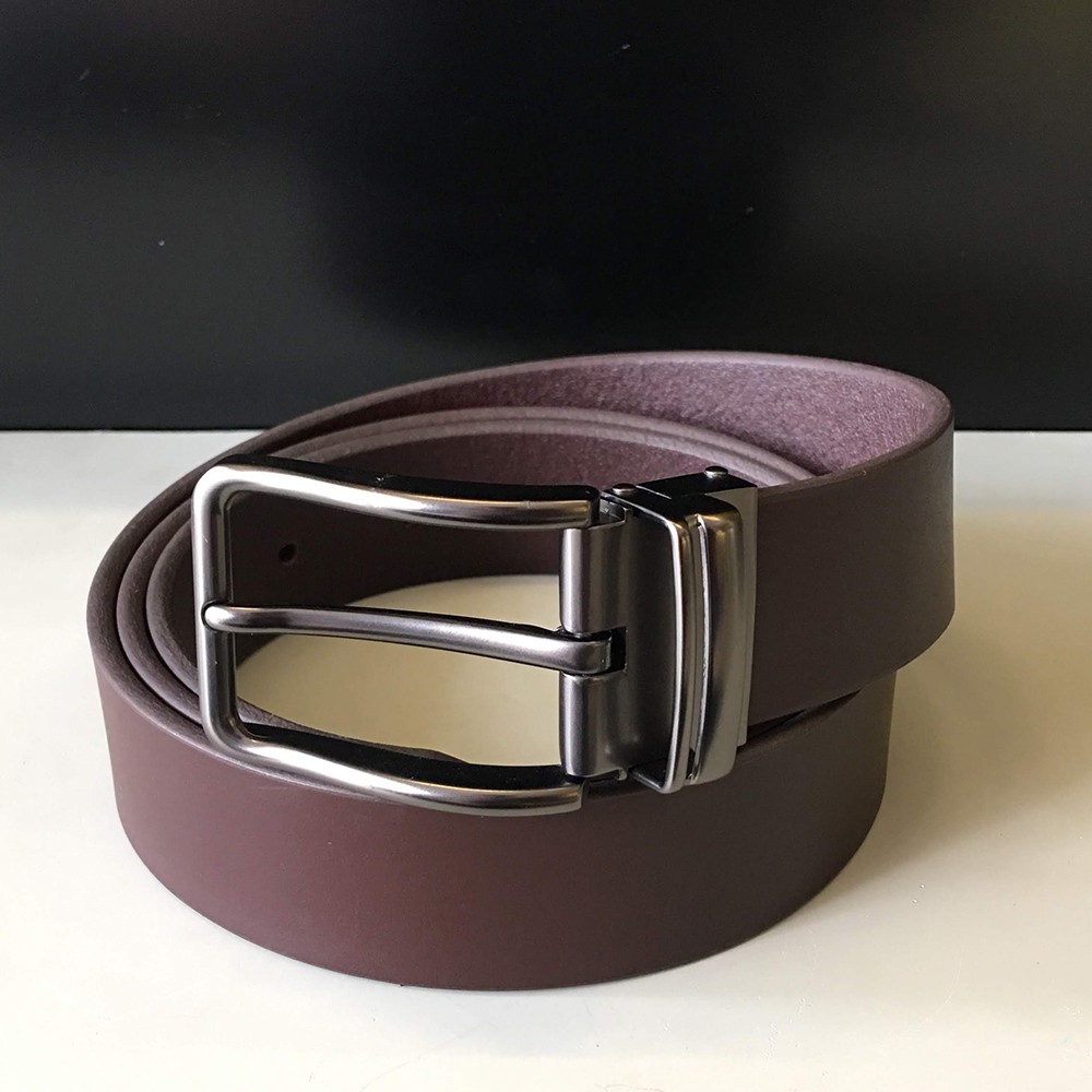 Thắt Lưng Nam Da Bò Thật Khóa Kim Kẹp Cao Cấp TM69