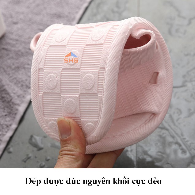 DÉP NỮ NAM UNISEX QUAI NGANG, DÉP TRONG NHÀ SỌC DỌC NHUYỄN, DÉP ĐI TRONG NHÀ THỜI TRANG CUTE CAO CẤP