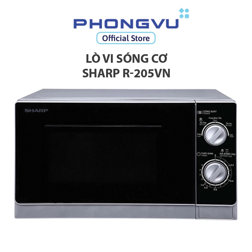 Lò vi sóng cơ Sharp R-205VN - Bảo hành 12 tháng