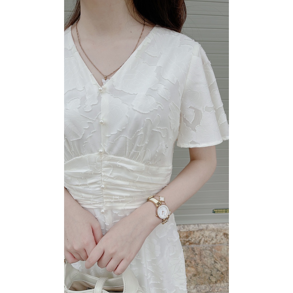 Váy CRUSH TAY CÁNH TIÊN tiểu thư có cl