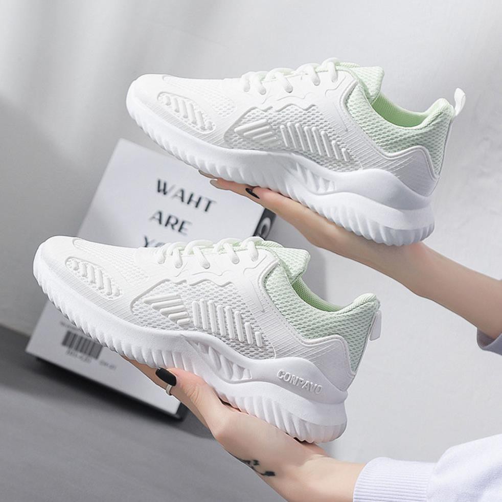 Giày Sneaker Nữ [ FREESHIP ] Giày Thể Thao Nữ Siêu Mềm Siêu Êm Kiểu Dáng Nhẹ Nhàng - G17 TP | BigBuy360 - bigbuy360.vn