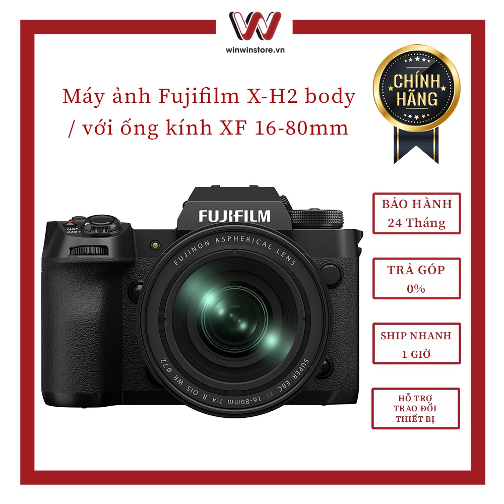 Máy ảnh Fujifilm X-H2 - Hàng chính hãng